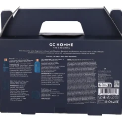 The Luxury Bathing Company GC Homme Fine Grooming Set Gel Doccia + Shampoo Barba e Capelli + Sapone Solido + Spugna Omaggio