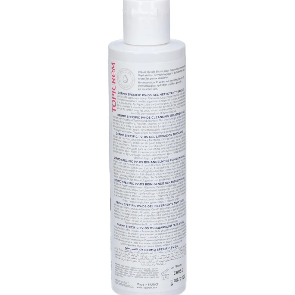 Topicrem PV-DS Gel Detergente Trattante