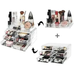 UNIQ Organizer per Trucchi con 6 Cassetti e 18 Scomparti