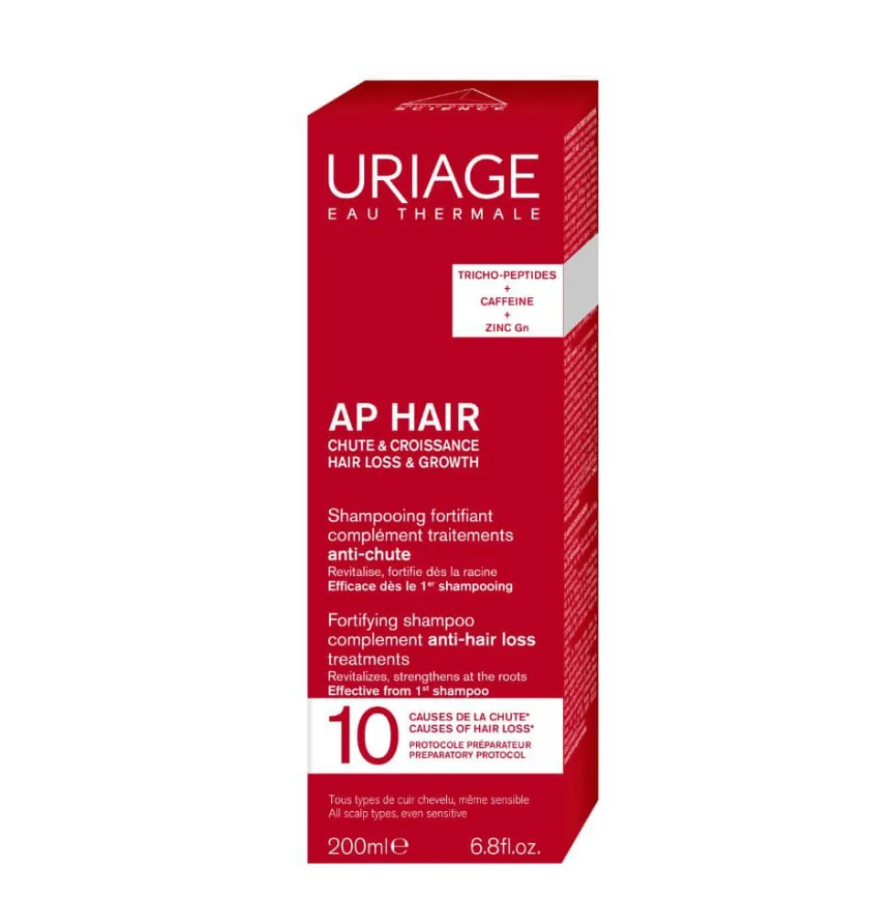 URIAGE AP HAIR Shampoo volumizzante capelli fini, uomo, donna, uso frequente