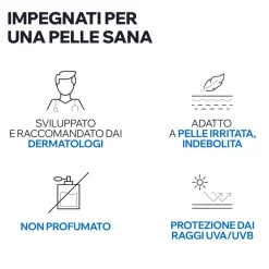 Uriage Bariéderm Cica+ Crema riparatrice con Rame- Zinco SPF50+ - pelle danneggiata, viso, corpo
