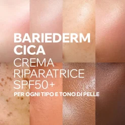 Uriage Bariéderm Cica+ Crema riparatrice con Rame- Zinco SPF50+ - pelle danneggiata, viso, corpo