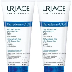 URIAGE BARIEDERM-CICA Gel Detergente, pelle irritata, viso e corpo,per tutta la famiglia