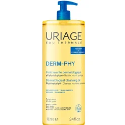 URIAGE DERM-PHY Olio Lavante Dermatologico bagno e doccia, pelle secca e sensibile