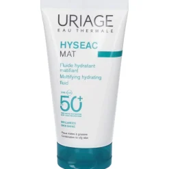 URIAGE HYSEAC fluido opacizzante SPF50+, pelle mista, grassa, acneica, idrata e protegge
