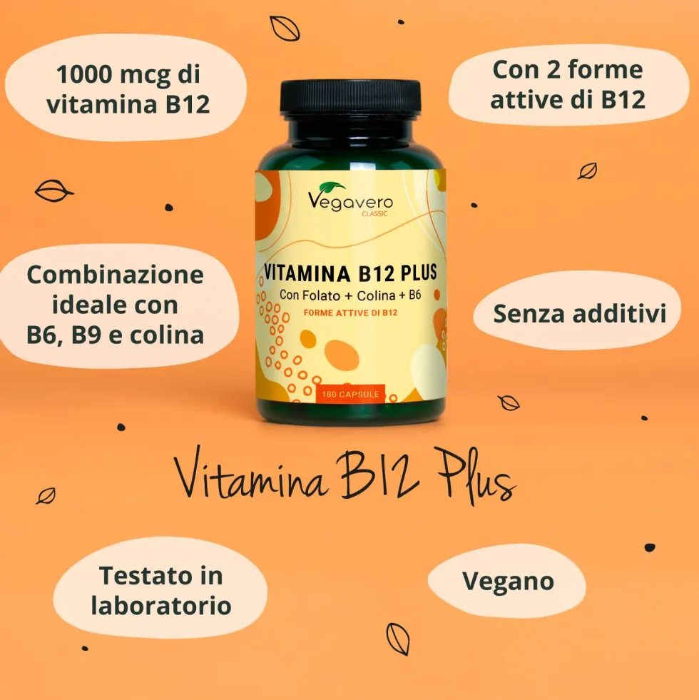 VEGAVERO Vitamina B12 Plus 1000 µg