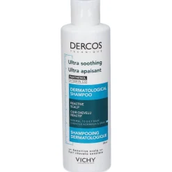 Vichy Dercos Shampoo Ultra Lenitivo per cuoio capelluto reattivo e capelli da normali a grassi 200 ml