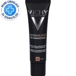 Vichy Dermablend 3D Fondotinta coprente per pelle grassa con imperfezioni tonalità 45 30 ml