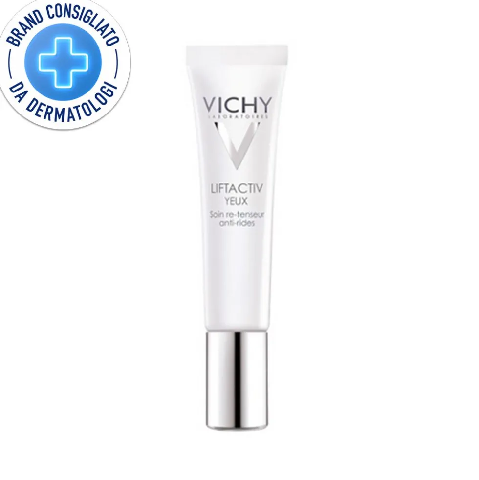 Vichy Liftactiv Hyaluronic Specialist HA Contorno Occhi Anti-rughe Rassodante e Rimpolante con acido ialuronico 15 ml + LRP MINI PURE VIT C12 SERUM 10ML GRATIS