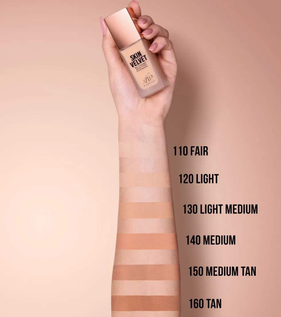 Vip MakeUp Skin Velvet Foundation Pro-Age – No Transfer
