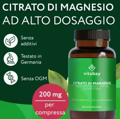 Vitabay Citrato di magnesio 200 mg