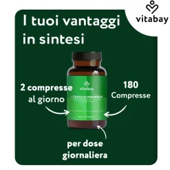 Vitabay Citrato di magnesio 200 mg
