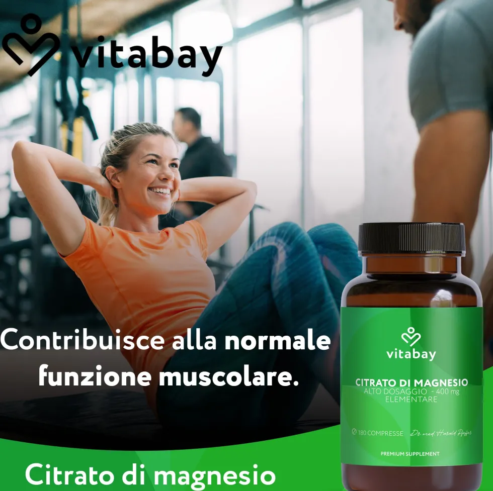Vitabay Citrato di magnesio 200 mg