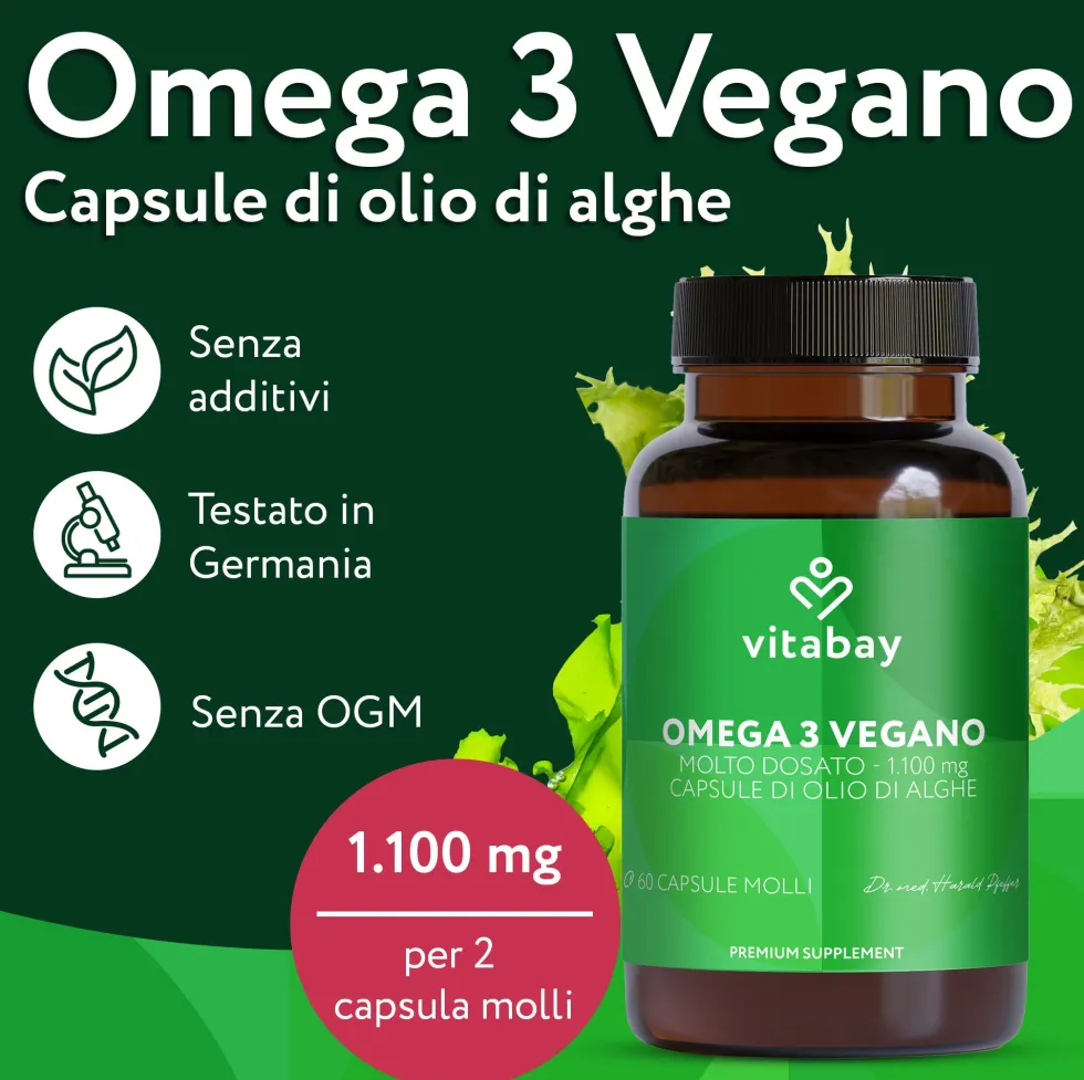 Vitabay Omega 3 Vegana 1100 mg