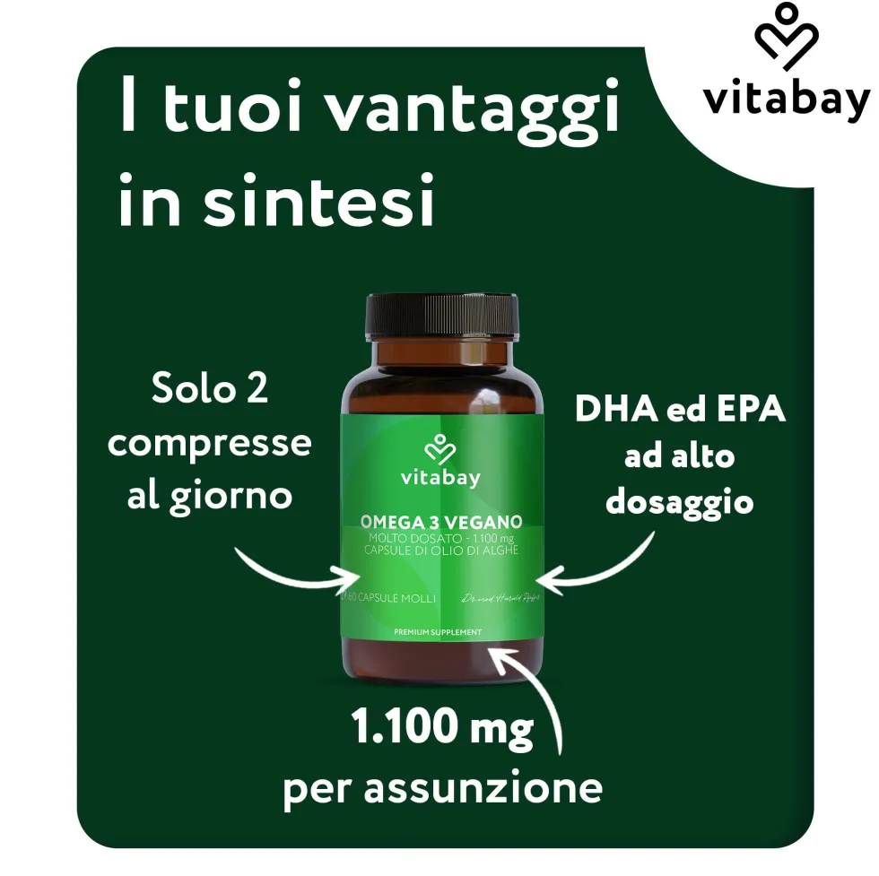Vitabay Omega 3 Vegana 1100 mg