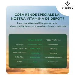 Vitabay Vitamina D3 10000 U.I. a rilascio prolungato