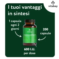 Vitabay Vitamina E 600 UI a rilascio prolungato