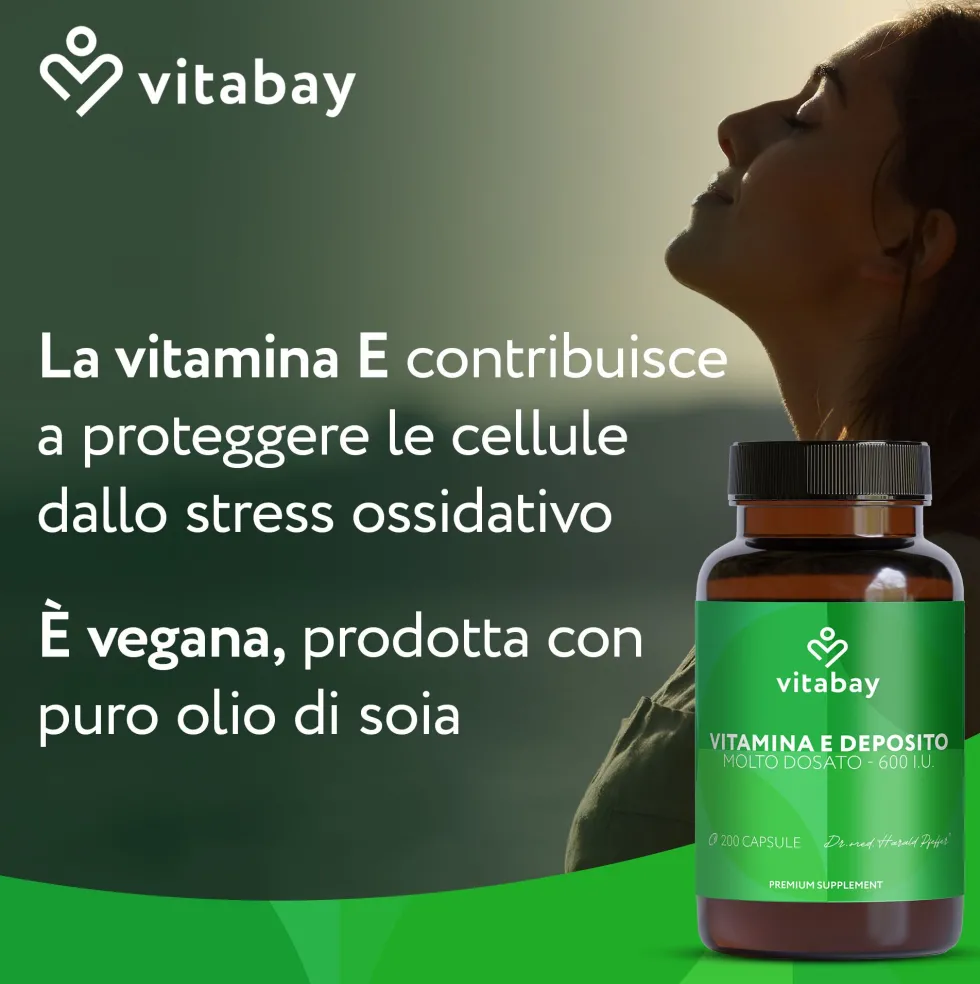 Vitabay Vitamina E 600 UI a rilascio prolungato