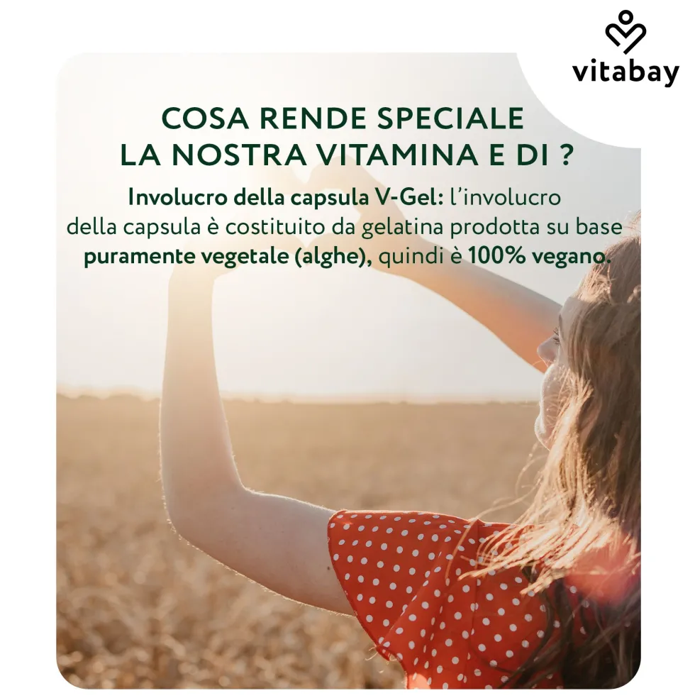 Vitabay Vitamina E 600 UI a rilascio prolungato
