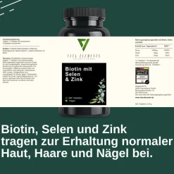 Vita Elements Biotina, selenio e zinco