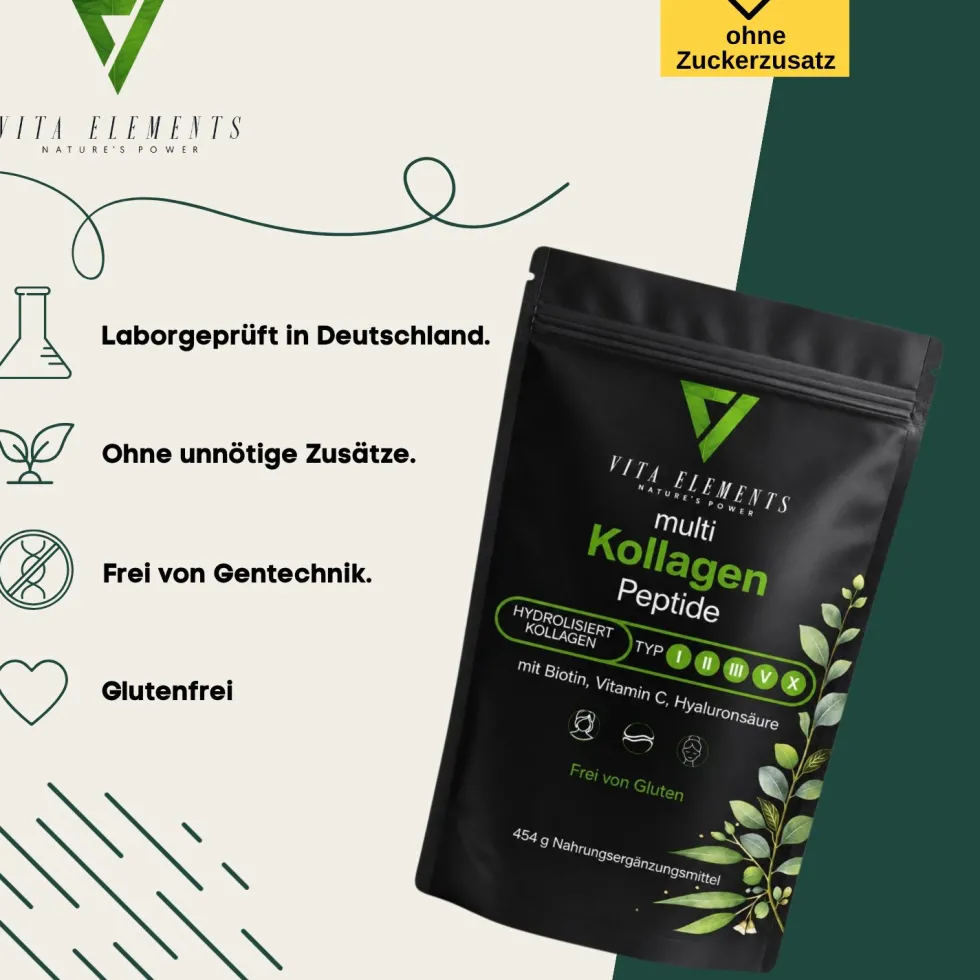 Vita Elements Kollagen Peptide Pulver
