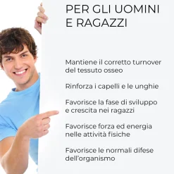 Vitamina C 1000mg + D3 + Zinco 60 Capsule | Immunitario Pelle Ossa e Energia