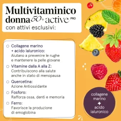 Vitaminact - Multivitaminico per donna 50 anni Active pro