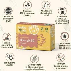 Vitamina D3+K2 - Integratore alimentare