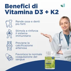 Vitamina D3 K2 WESALYS® - Integratore alimentare per il Benessere delle Ossa e Sistema Immunitario