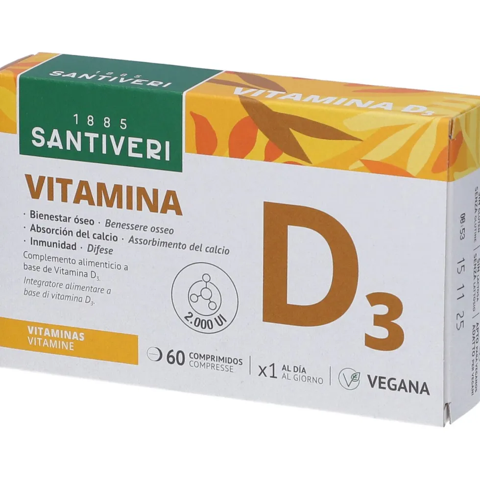 Vitamina D3 2000Ui Vegetale 60 Compresse