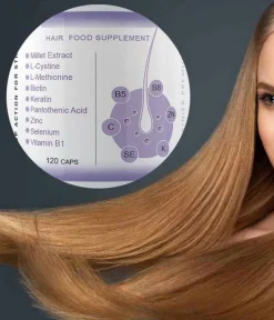 Vitamine per Capelli. Integratore anticaduta per capelli MEGA PACK CONVENIENZA by BeSwiss