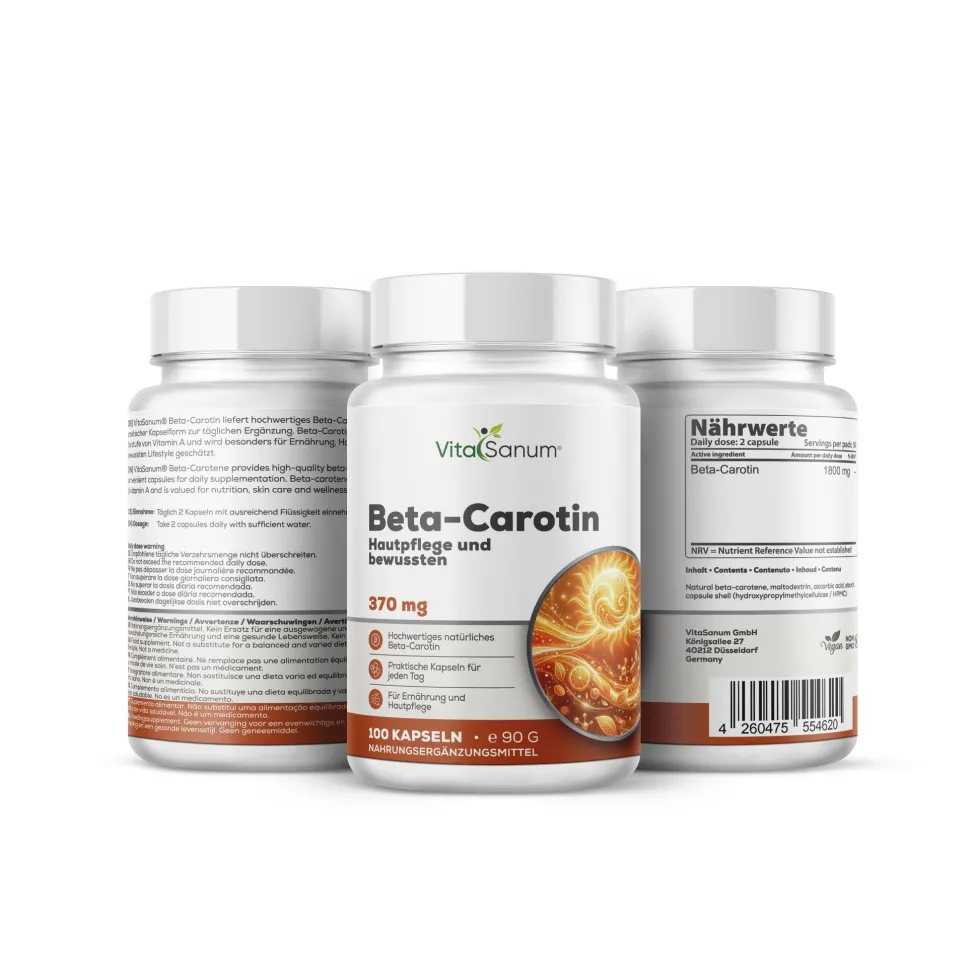 VitaSanum® Bêta-Carotène (Provitaminaa A 3885 UI)
