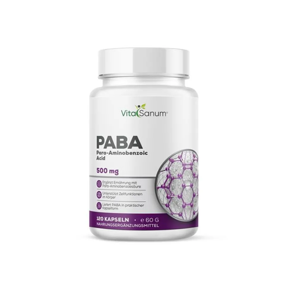 VitaSanum® PABA (acido para-aminobenzoico) 500 mg