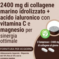 Vitassential Compresse Complesso Collagene Marino + Acido Ialuronico