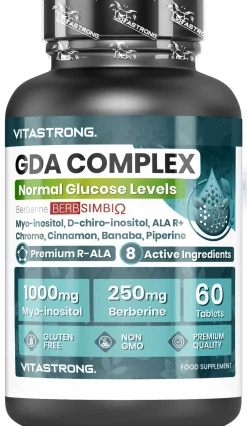 Vitastrong GDA Complesso - 60 Compresse, Supporto per il Glucosio
