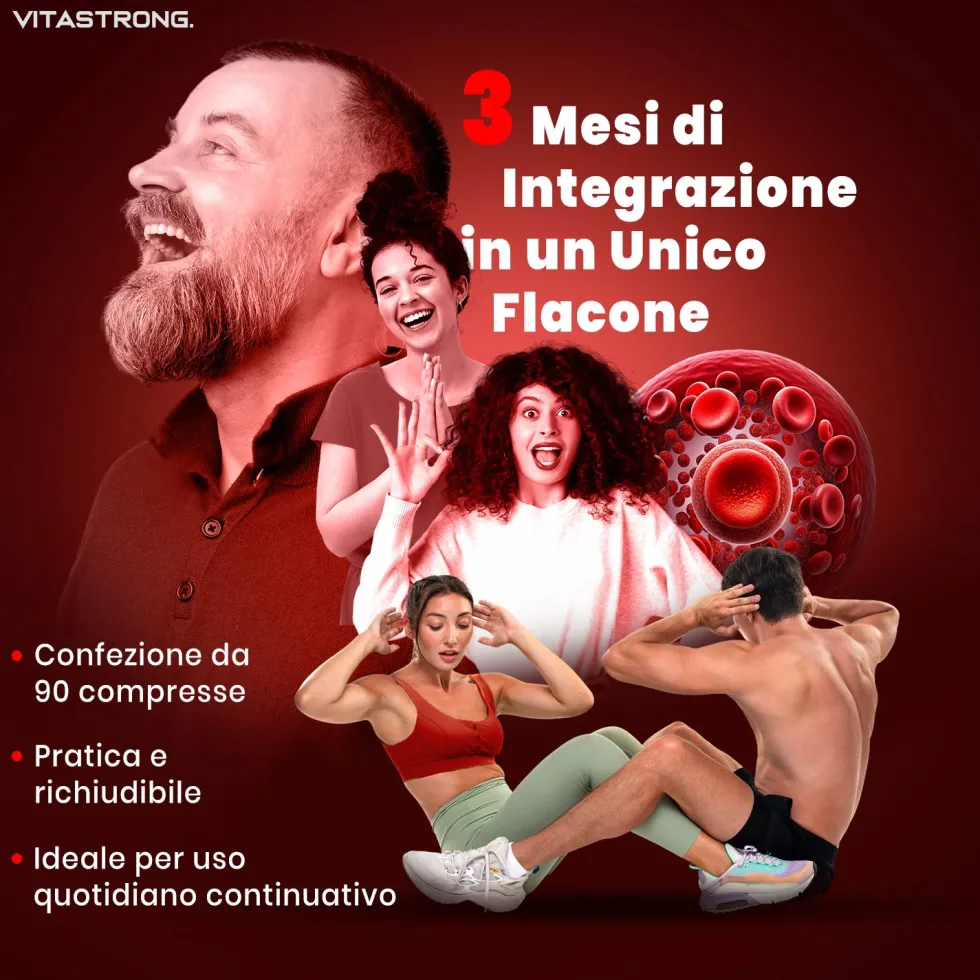 Vitastrong Omega-3 & Complesso Colesterolo – Supporto per cuore e metabolismo