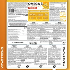 Vitastrong Omega-3 & Multivitaminico – Energia, sistema immunitario ed EPA + DHA