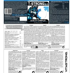 Vitastrong T-Strong 2.0 - 120 Capsule, Supporto al Metabolismo Energetico & Vitalità