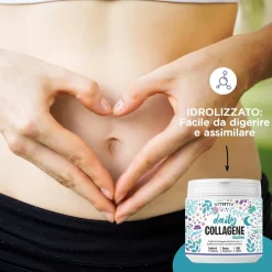 VITATIV Collagene Marino Idrolizzato Premium, Peptidi di Collagene di Pesce in Polvere, Gusto Neutro