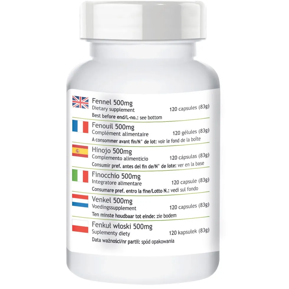 Warnke Vitalstoffe - Finocchio 500 mg