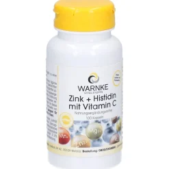 Warnke Vitalstoffe - Zinco + istidina + vitamina C