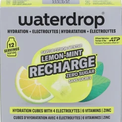 Waterdrop Microlyte Cubetti per Bevande Elettrolitiche Gusto Limone Menta