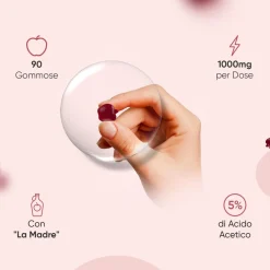 WeightWorld Caramelle gommose all’aceto di mele 1000 mg