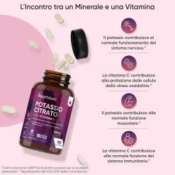 WeightWorld Citrato di Potassio con Vitamina C