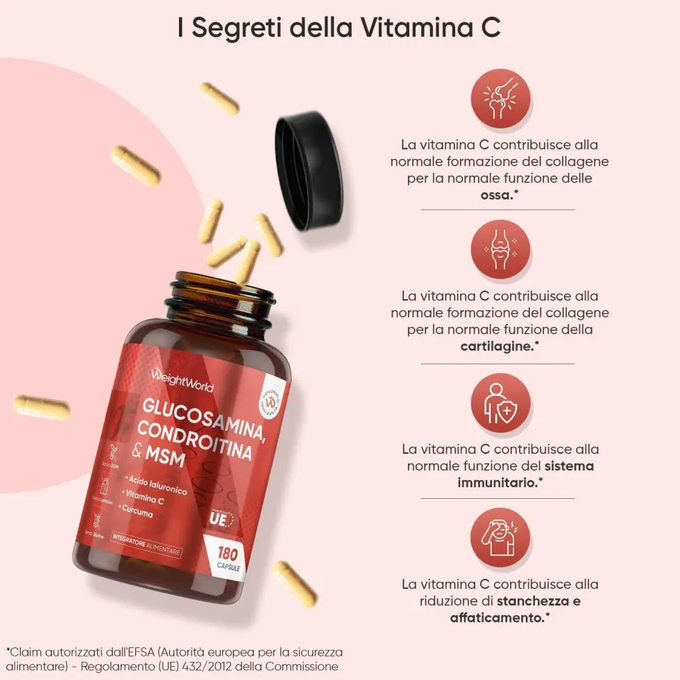 WeightWorld Glucosamina Condroitina MSM
