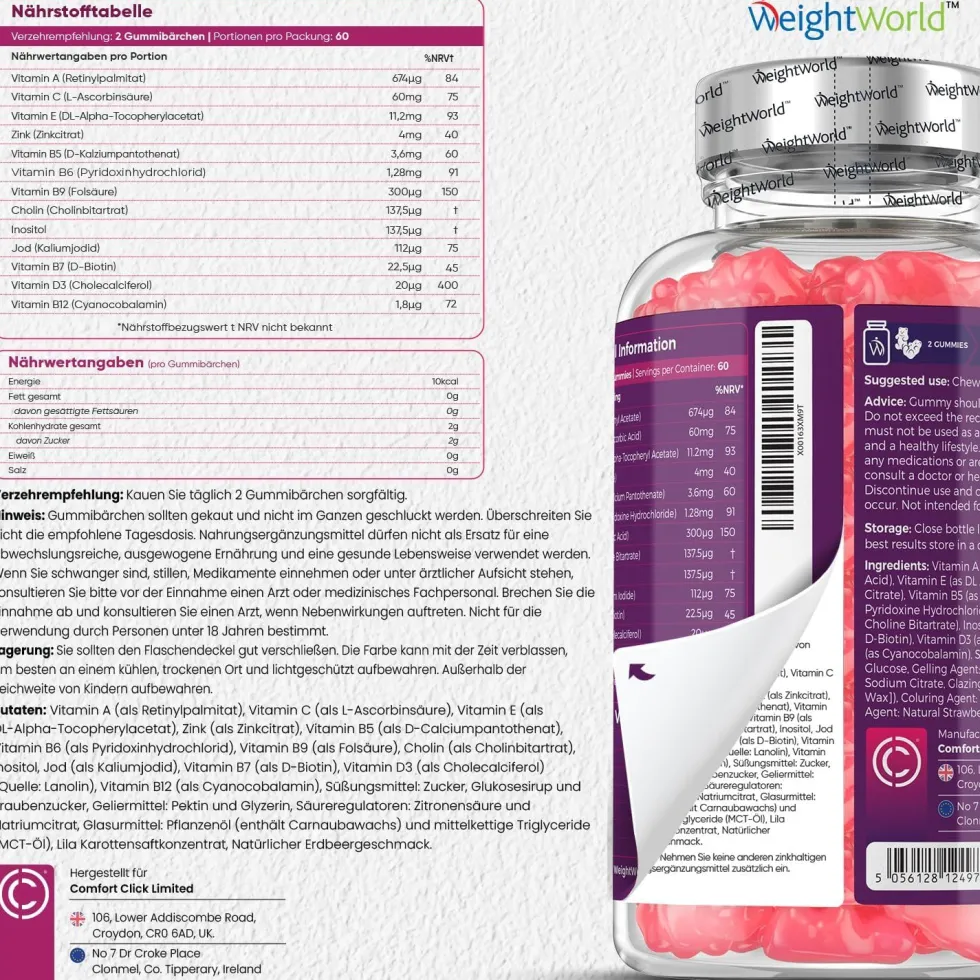 WeightWorld Gommose Multivitaminiche