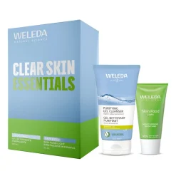 Weleda Clear Skin Essentials Gel Detergente Purificante Pelle Impura + Crema Idratazione Intensiva
