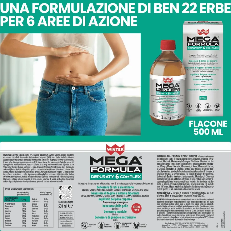 Winter - MEGA FORMULA DEPURATY 6 COMPLEX