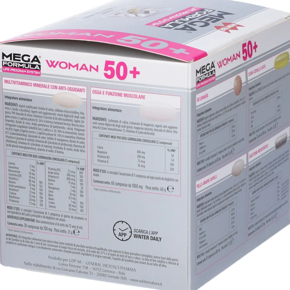 Winter Mega Formula Life Program System Woman 50+ in Bustine