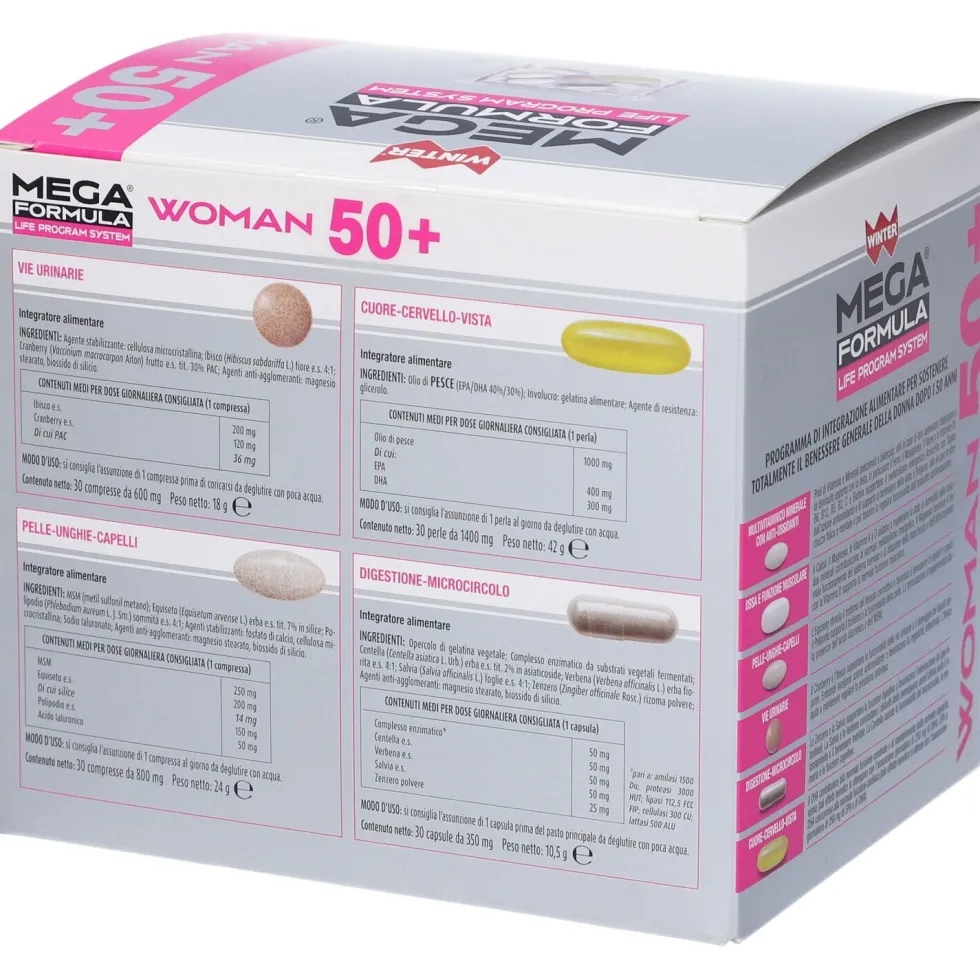 Winter Mega Formula Life Program System Woman 50+ in Bustine